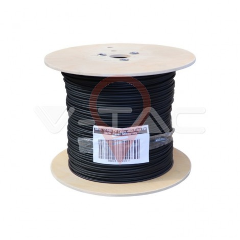 PV Cable 4SQ Black for Solar Panel 500m.