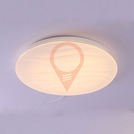 40W LED Плафон Дистанционно Сменяема Светлина Вълни 