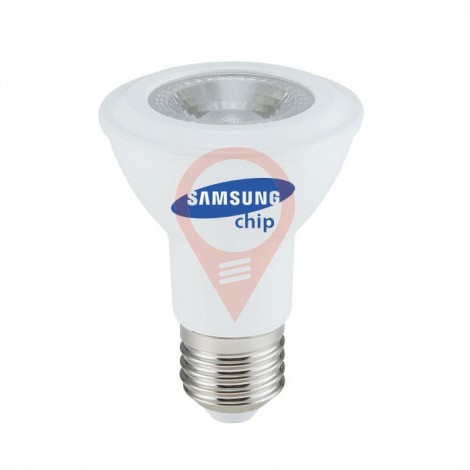 LED Крушка - SAMSUNG ЧИП 7W E27 PAR20 Неутрална Светлина