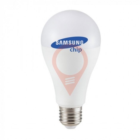 LED Крушка - SAMSUNG ЧИП 12W E27 A++ A65 Неутрална светлина