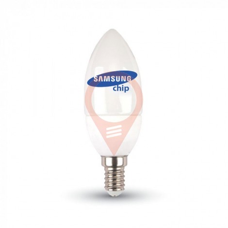 LED Крушка - SAMSUNG ЧИП 5.5W E14 Кендъл Бяла Светлина