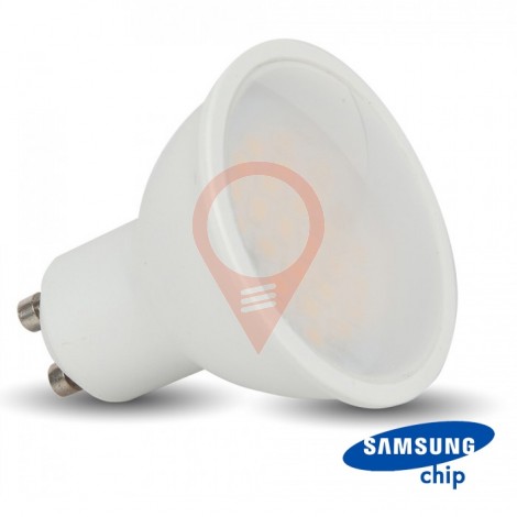 LED Крушка - SAMSUNG ЧИП 5W GU10 110° 6400K 