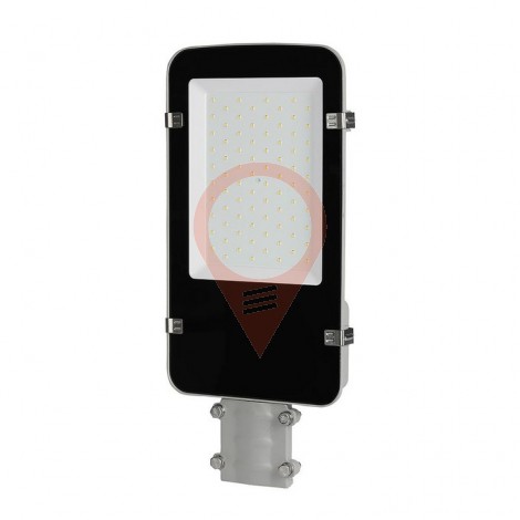 LED Улична Лампа SAMSUNG Чип 50W Сиво Тяло A++ 6500K