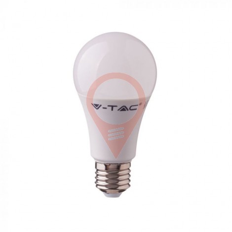 LED Крушка - 6.5W E27 A60 Пластик 6400K 160 lm/W      