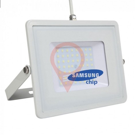 50W LED Прожектор SAMSUNG ЧИП SMD Бяло Тяло Бяла Светлина