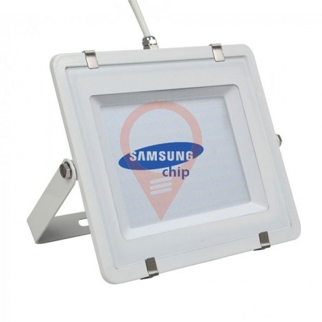 200W LED Прожектор SAMSUNG Чип Бяла Светлина Бяло Тяло