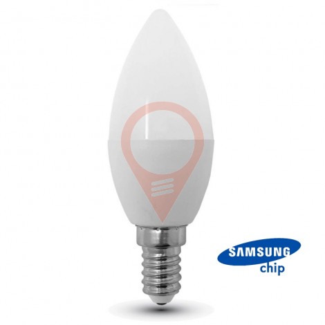 LED Крушка - SAMSUNG ЧИП 7W E14 Кендъл 6400К
