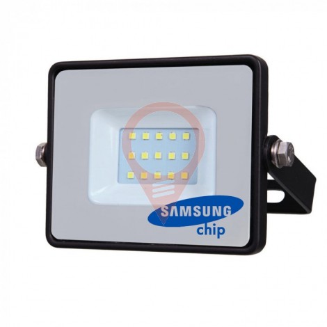 10W LED Прожектор SMD  SAMSUNG ЧИП Черно Тяло Топло бяла светлина 