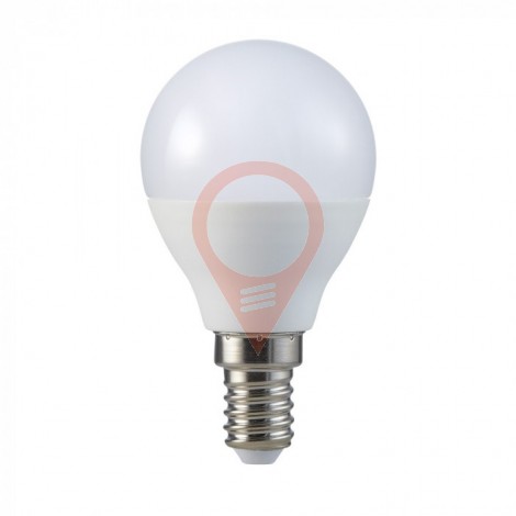 LED Крушка - 5.5W E14 P45 Бяла светлина