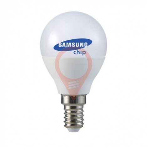 LED Крушка - SAMSUNG ЧИП 5.5W E14 P45 Бяла Светлина