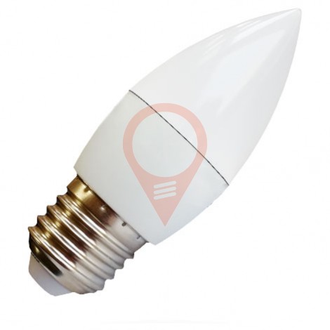 LED Крушка - 5.5W E27 Тип Свещ Топло бяла светлина