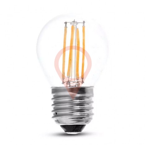 LED Крушка 4W Filament Patent E27 G45 Топла Димираща