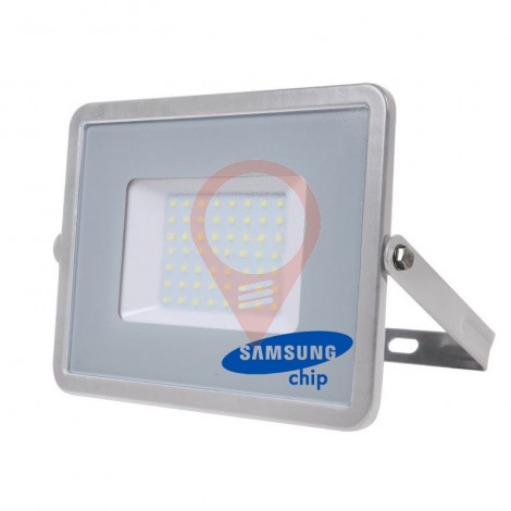 50W LED Прожектор SAMSUNG ЧИП SMD Сиво Тяло 4000К