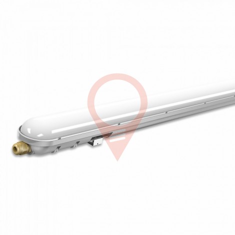 LED Влагозащитена Пура 1500мм + Авариен Пакет Kit Бяла светлина