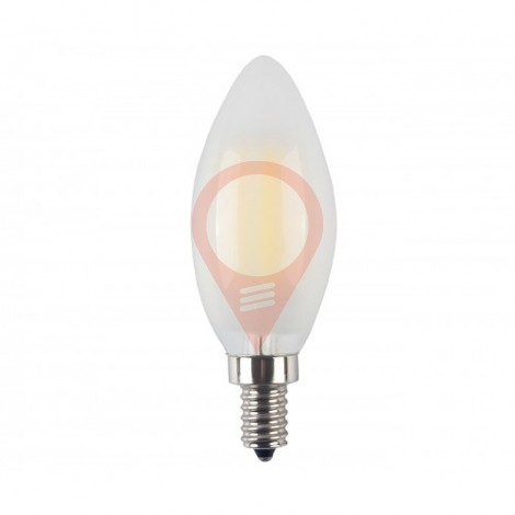 LED Тип Свещ Крушка - 4W Винтидж Бяло покритие E14 Неутрално бяла светлина