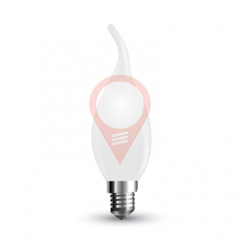 4W LED Крушка Filament  E14 Бяла Кендъл Пламък Неутрална светлина