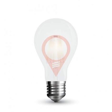 LED Крушка - 7W Винтидж Мат E27 A60 Топло бяла светлина