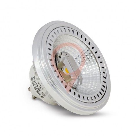 LED Крушка - AR111 GU10 40° 12W 12V Топло бяла светлина Димираща
