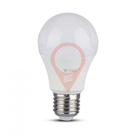 LED Крушка - 9W E27 A60 Термо Пластик Неутрално бяла светлина                         