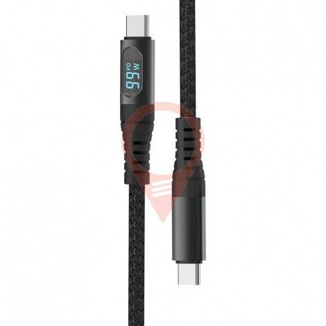 1M Type C to USB Cable Black