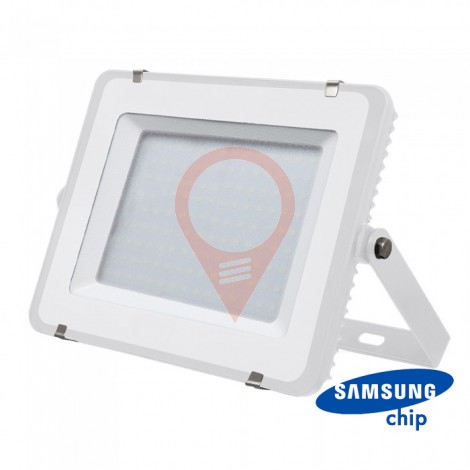 150W LED Прожектор SAMSUNG ЧИП SMD SLIM Бяло Тяло 6400К 120LM/W