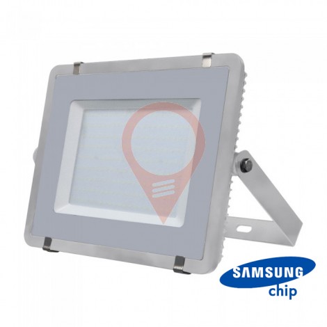 200W LED Прожектор SAMSUNG ЧИП SMD SLIM Сиво Тяло 6400K 120LM/W