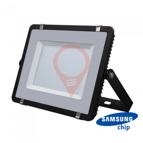 300W LED Прожектор SAMSUNG ЧИП SMD SLIM Черно Тяло 6400К 120LM/W