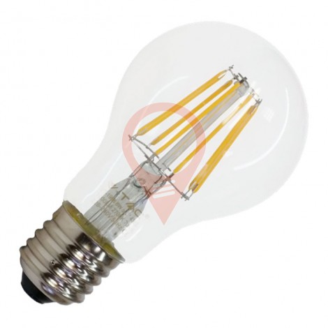 LED Крушка - 4W Filament E27 A60 Топло бяла светлина, Димираща