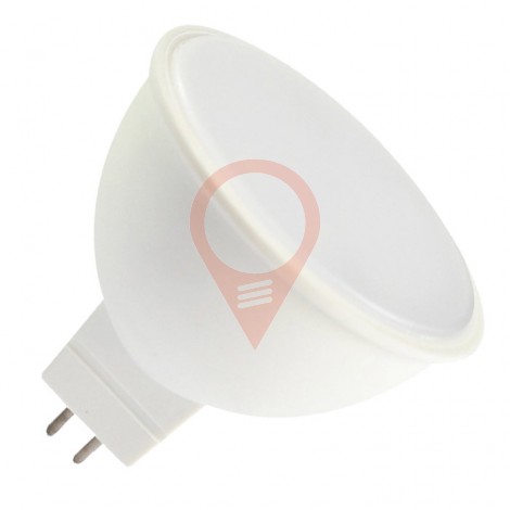 LED Крушка - 7W MR16 12V SMD Пластик Бяла Светлина