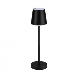 3W LED Table Lamp Rechargeable Touch Dimmable Black Body 4000K