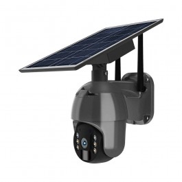 HD Smart Solar Energy PTZ Camera with Sensor Black Body