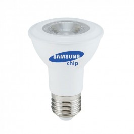 LED Крушка - SAMSUNG ЧИП 7W E27 PAR20 Топло Бяла Светлина