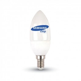 LED Крушка - SAMSUNG ЧИП 4.5W E14 A++ Кендъл Студена светлина