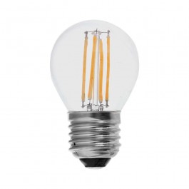 LED Bulb - 6W Filament E27 G45 Clear Cover 6500K