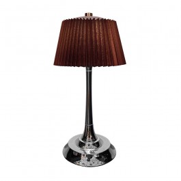 1.5W LED Table Lamp 3 in 1 Chrome Brown