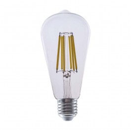 LED Bulb 4W Filament E27 ST64 Clear Cover 3000K