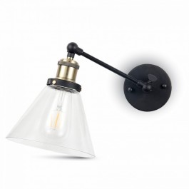 Стенна Лампа Прозрачно Стъкло W/V ф140