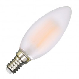 LED Крушка - 4W Винтидж E14 Свещ Матирано покритие Студено бяла светлина