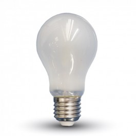 LED Крушка - 6W Винтидж Мат E27 A60 Топло бяла светлина