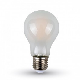 LED Крушка - 4W Винтидж  E27 A60 Бяло Покритие Топло бяла светлина 