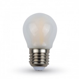 LED Крушка - 4W E27 G45 Винтидж Матирано покритие Студено бяла светлина 