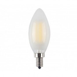 LED Тип Свещ Крушка - 4W Винтидж Бяло покритие E14 Неутрално бяла светлина