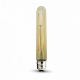 LED Крушка - 6W Винтидж T30 Amber Топло бяла светлина