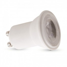 LED Крушка - 2W GU10 Мини Пластик - Бяла светлина