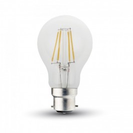 LED Крушка - 5W Винтидж B22 A60 Топло бяла светлина