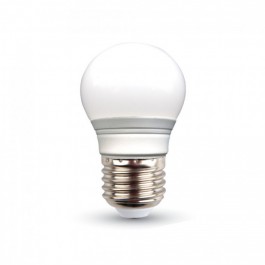LED Крушка - 3W E27 G45, неутрално бяла светлина