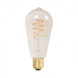 LED Крушка - 4W Винтидж ST64 Amber Топло бяла светлина