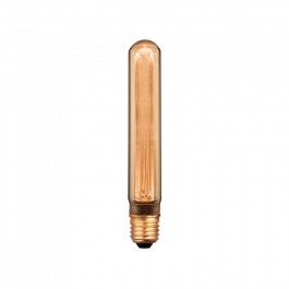 LED Крушка - 2W Арт Filament Кендъл E27 T30 Amber Glass 1800K±200K