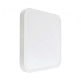36W LED Dome Light Square Microwave Sensor White Frame 4000K IP44