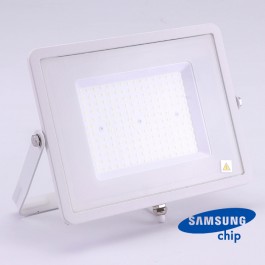 100W LED Прожектор SAMSUNG ЧИП SMD SLIM Бяло Тяло 6400K 120LM/W